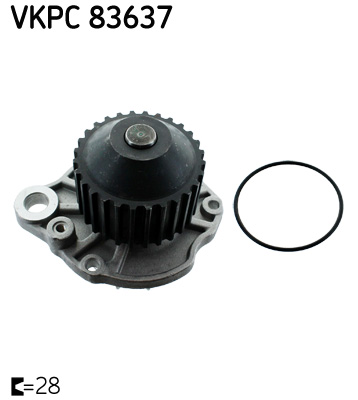 SKF Vízpumpa VKPC83637_SKF